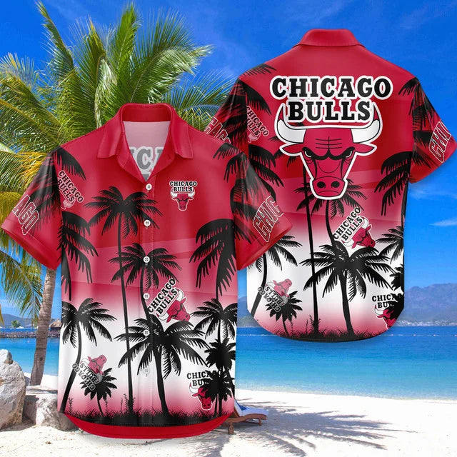 Limited Edition – Customized NBA Chicago Bulls Unisex Hawaiian Shirt & Shorts Set