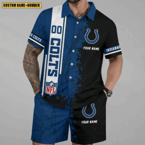 Limited Run – Customized NFL Indianapolis Colts Unisex Hawaiian Shirt & Shorts Set
