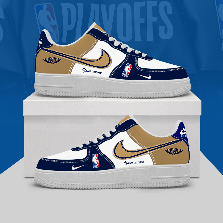 Limited Edition – Customized NBA New Orleans Pelicans Af1 Shoes - Image 2