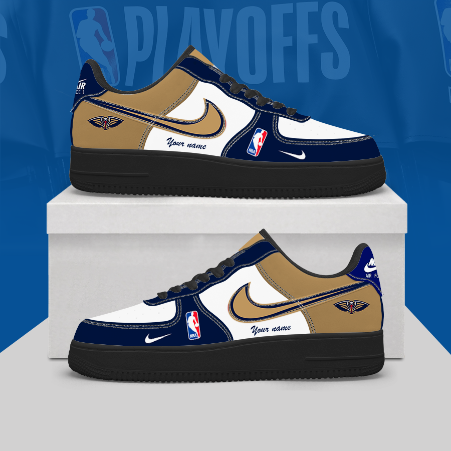 Limited Edition – Customized NBA New Orleans Pelicans Af1 Shoes