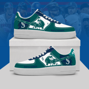 Limited Edition – Customized MLB Seattle Mariners Af1 Shoes