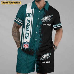 Limited Run – Customized NFL Philadelphia Eagles Unisex Hawaiian Shirt & Shorts Set