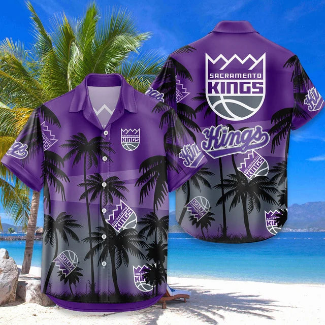 Limited Edition – Customized NBA Sacramento Kings Unisex Hawaiian Shirt & Shorts Set