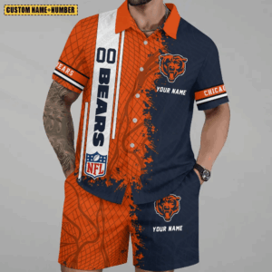 Limited Run – Customized NFL Chicago Bears Unisex Hawaiian Shirt & Shorts Set