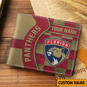 Limited Edition – Customized NHL Florida Panthers Leather Wallet