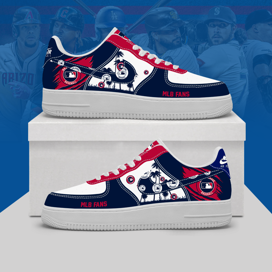 Limited Edition – Customized MLB Major League Baseball Af1 Shoes