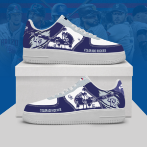 Limited Edition – Customized MLB Colorado Rockies Af1 Shoes