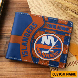 Limited Edition – Customized NHL New York Islanders Leather Wallet