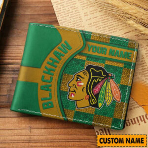 Limited Edition – Customized NHL Chicago Blackhawks Leather Wallet