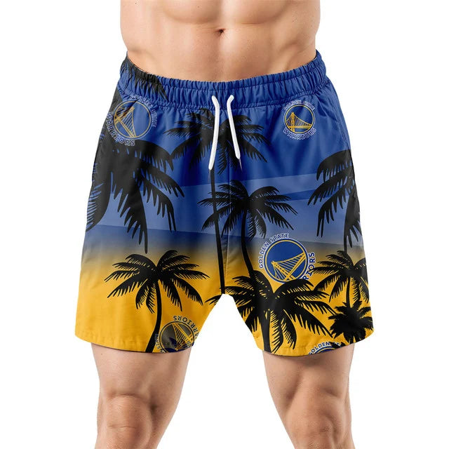 Limited Edition – Customized NBA Golden State Warriors Unisex Hawaiian Shirt & Shorts Set - Image 5