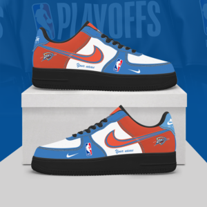 Limited Edition -N ustomized NBA Oklahoma City Thunder Af1 Shoes