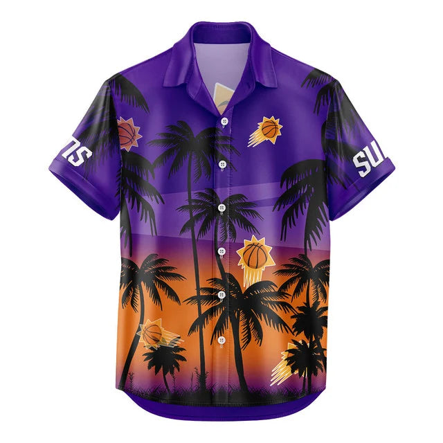 Limited Edition – Customized NBA Phoenix Suns Unisex Hawaiian Shirt & Shorts Set - Image 3
