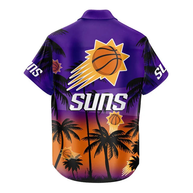 Limited Edition – Customized NBA Phoenix Suns Unisex Hawaiian Shirt & Shorts Set - Image 4