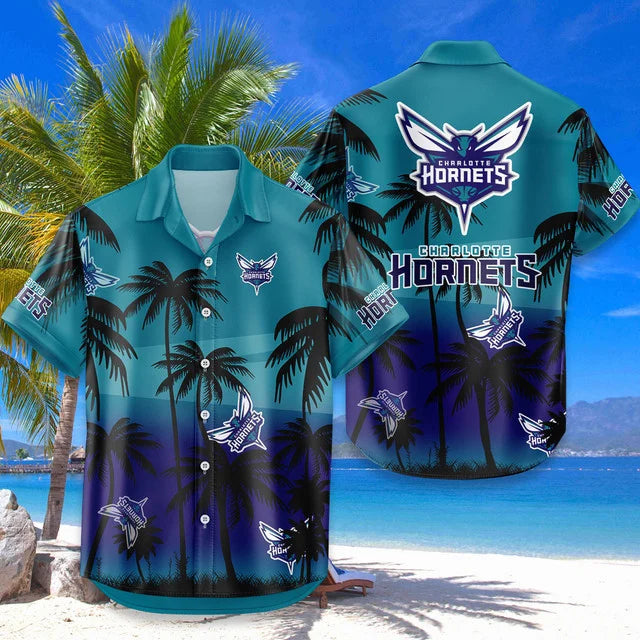 Limited Edition – Customized NBA Charlotte Hornets Unisex Hawaiian Shirt & Shorts Set