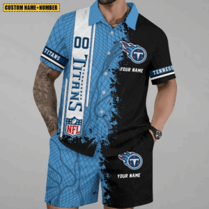 Limited Run – Customized NFL Tennessee Titans Unisex Hawaiian Shirt & Shorts Set