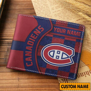 Limited Edition – Customized NHL Montreal Canadiens Leather Wallet