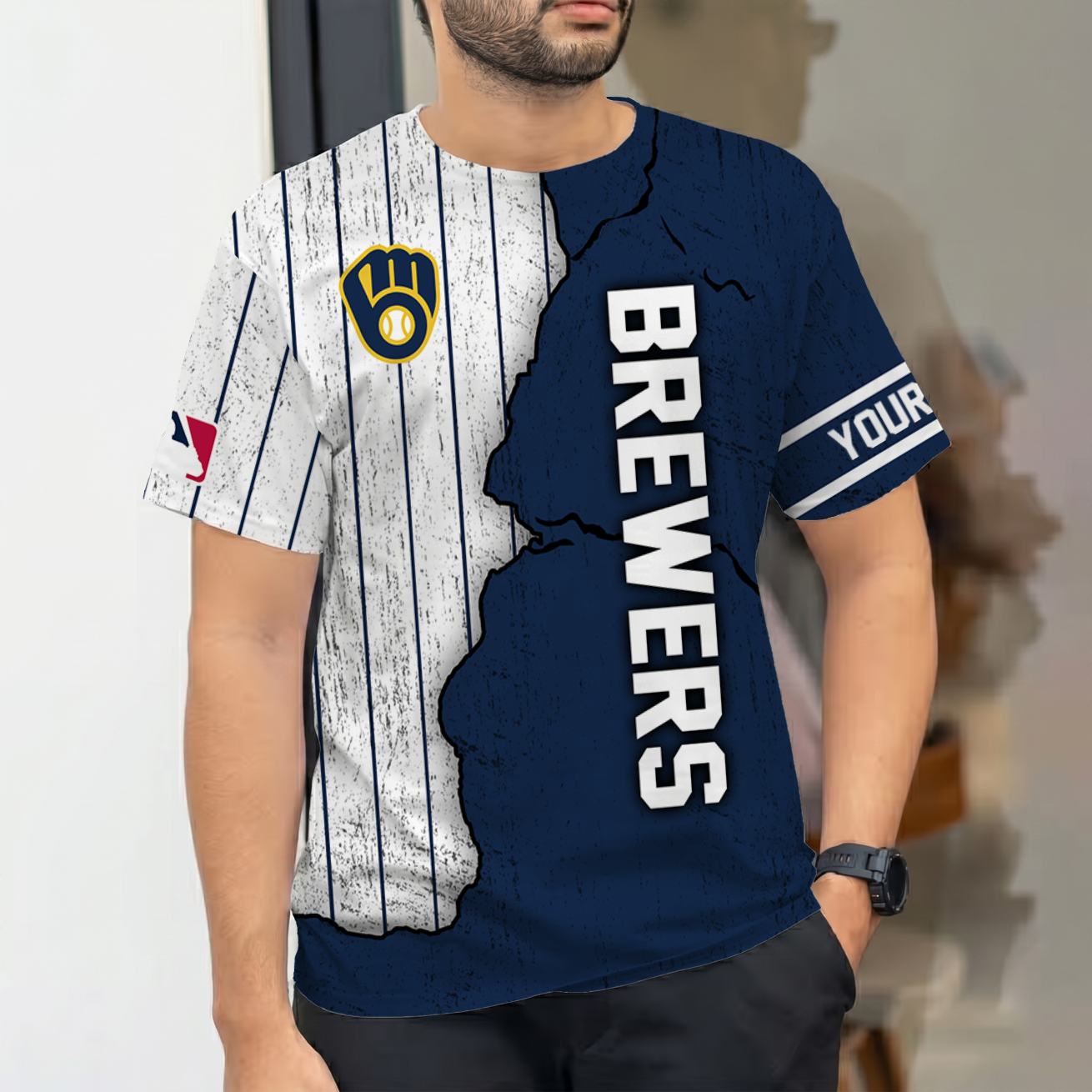 Limited Edition – Customized MLB Milwaukee Brewers T-Shirt