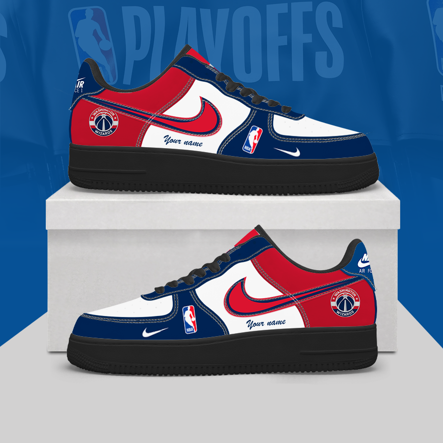 Limited Edition – Customized NBA Washington Wizards Af1 Shoes