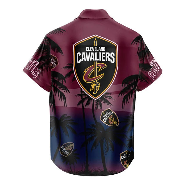Limited Edition – Customized NBA Cleveland Cavaliers Unisex Hawaiian Shirt & Shorts Set - Image 4