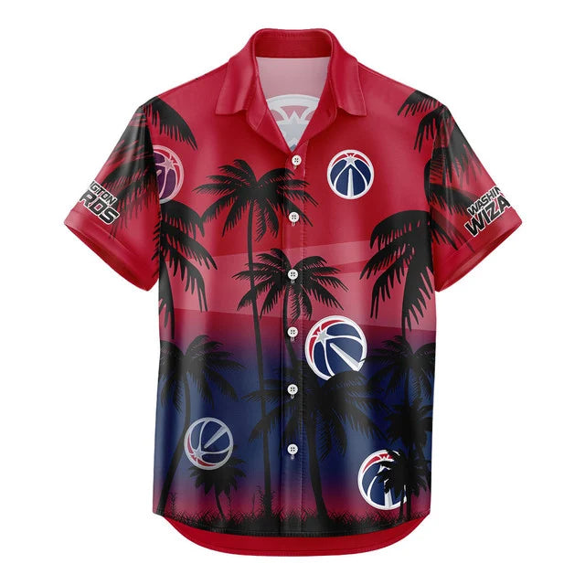 Limited Edition – Customized NBA Washington Wizards Unisex Hawaiian Shirt & Shorts Set - Image 3