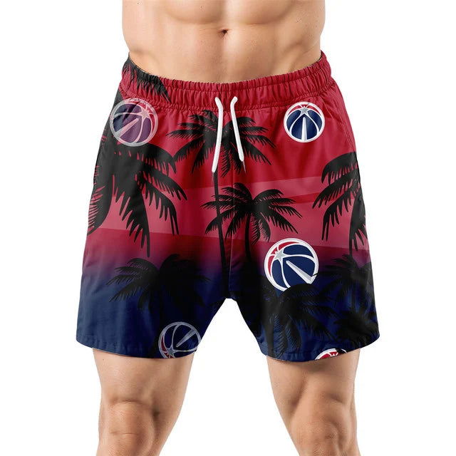 Limited Edition – Customized NBA Washington Wizards Unisex Hawaiian Shirt & Shorts Set - Image 5