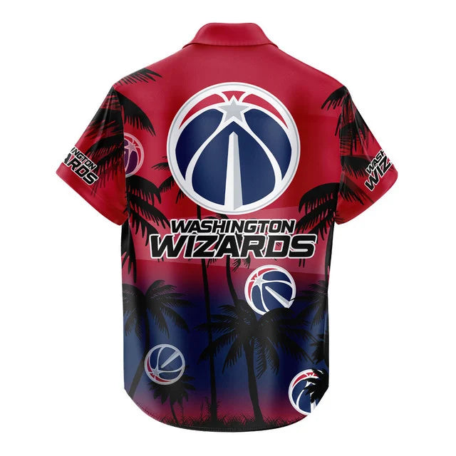Limited Edition – Customized NBA Washington Wizards Unisex Hawaiian Shirt & Shorts Set - Image 4