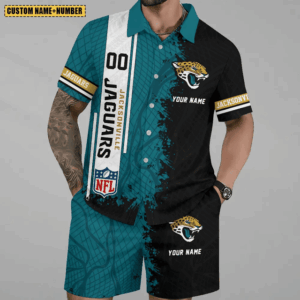 Limited Run – Customized NFL Jacksonville Jaguars Unisex Hawaiian Shirt & Shorts Set