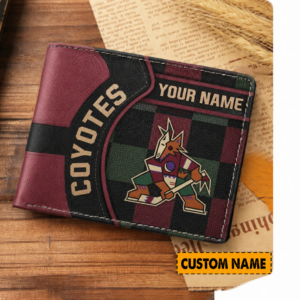 Limited Edition – Customized NHL Arizona Coyotes Leather Wallet