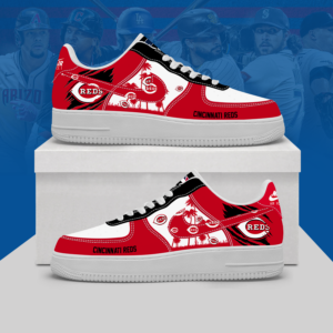 Limited Edition – Customized MLB Cincinnati Reds Af1 Shoes