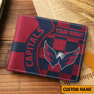 Limited Edition – Customized NHL Washington Capitals Leather Wallet