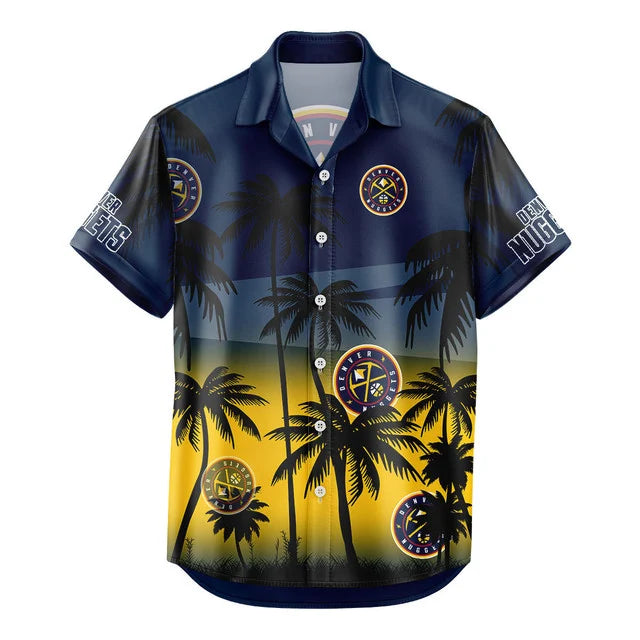 Limited Edition – Customized NBA Denver Nuggets Unisex Hawaiian Shirt & Shorts Set - Image 3