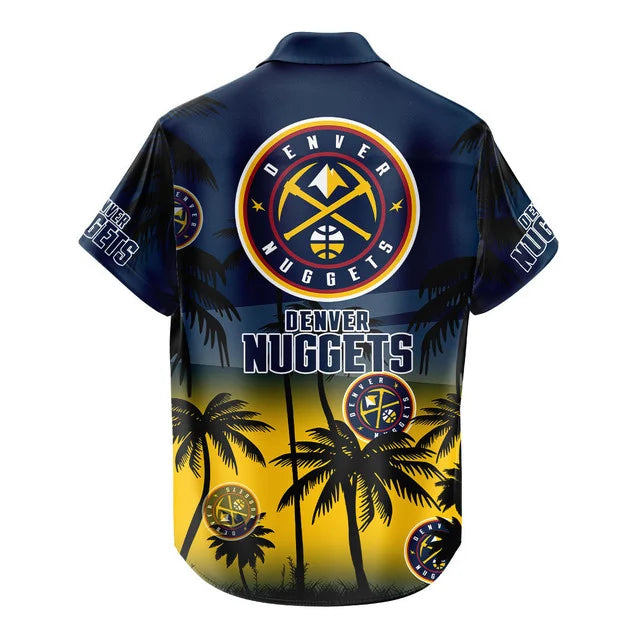 Limited Edition – Customized NBA Denver Nuggets Unisex Hawaiian Shirt & Shorts Set - Image 4
