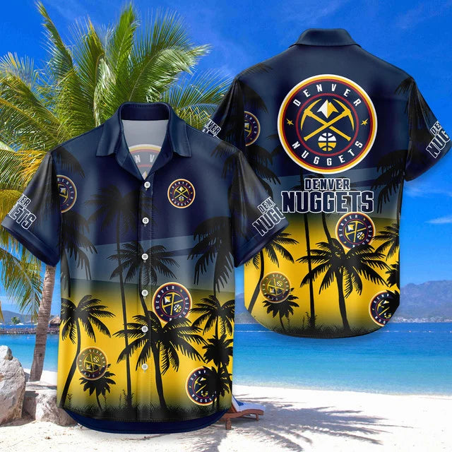 Limited Edition – Customized NBA Denver Nuggets Unisex Hawaiian Shirt & Shorts Set