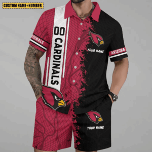 Limited Run – Customized NFL Arizona Cardinals Unisex Hawaiian Shirt & Shorts Set