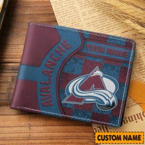 Limited Edition – Customized NHL Colorado Avalanche Leather Wallet