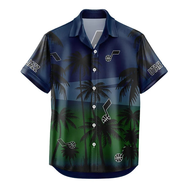 Limited Edition – Customized NBA Utah Jazz Unisex Hawaiian Shirt & Shorts Set - Image 3