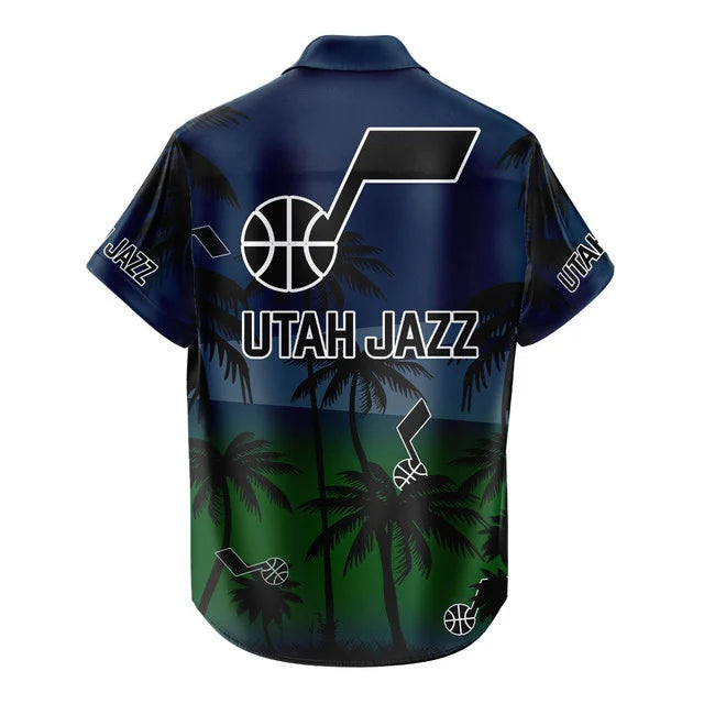Limited Edition – Customized NBA Utah Jazz Unisex Hawaiian Shirt & Shorts Set - Image 4