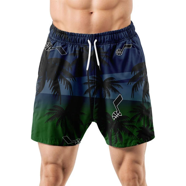 Limited Edition – Customized NBA Utah Jazz Unisex Hawaiian Shirt & Shorts Set - Image 5