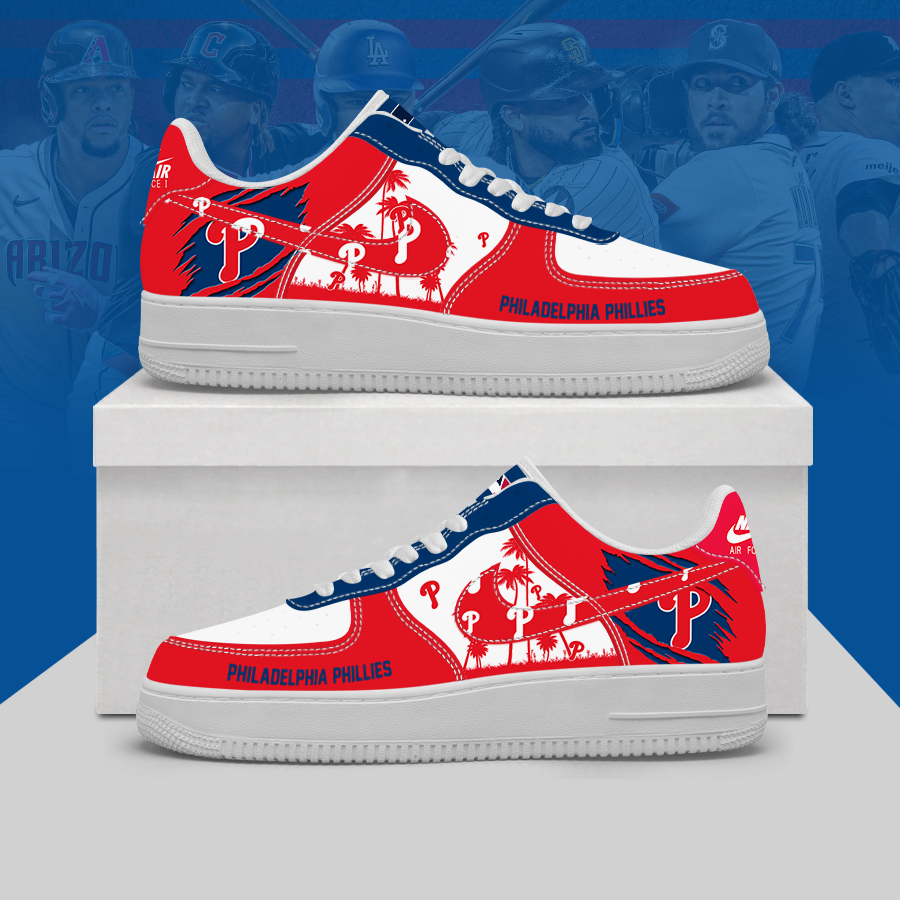 Limited Edition – Customized MLB Philadelphia Phillies Af1 Shoes