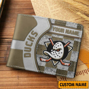 Limited Edition – Customized NHL Anaheim Ducks Leather Wallet