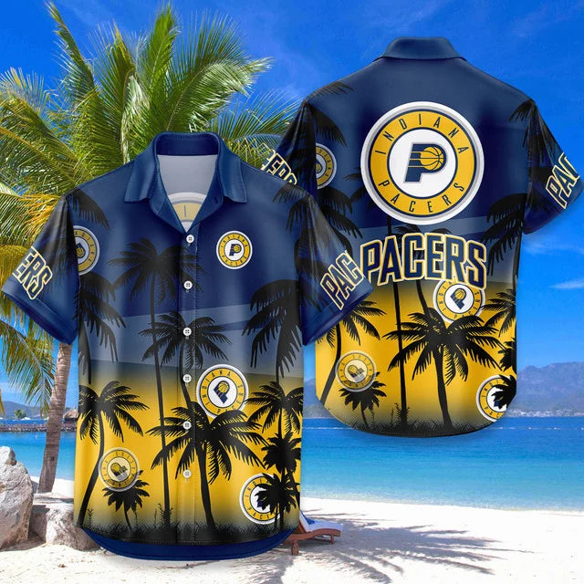 Limited Edition – Customized NBA Indiana Pacers Unisex Hawaiian Shirt & Shorts Set
