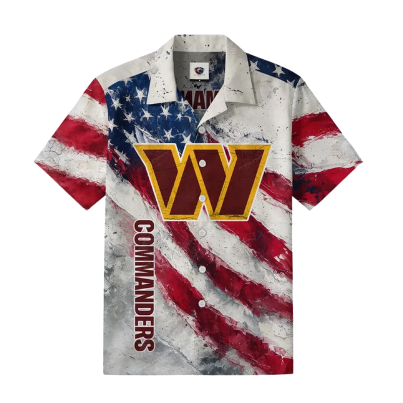 Limited Edition – Customized NFL Washington Commanders Unisex Hawaiian Shirt - Image 2