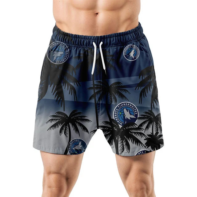 Limited Edition – Customized NBA Minnesota Timberwolves Unisex Hawaiian Shirt & Shorts Set - Image 5