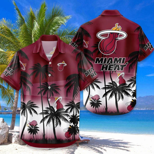 Limited Edition – Customized NBA Miami Heat Unisex Hawaiian Shirt & Shorts Set