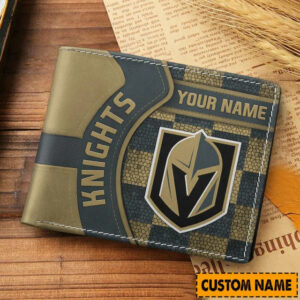 Limited Edition – Customized NHL Vegas Golden Knights Leather Wallet