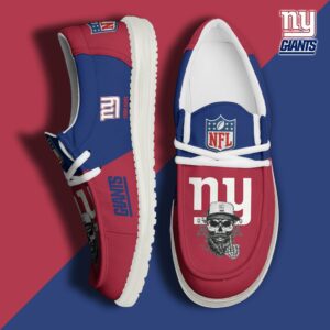 Limited Edition – Customized NFL New York Giants Loafer Shoes