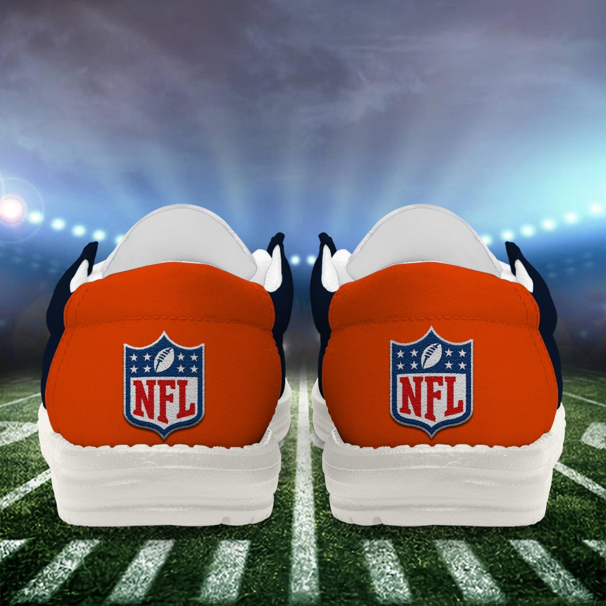 Limited Edition – Customized NFL Chicago Bears Loafer Shoes - Image 4