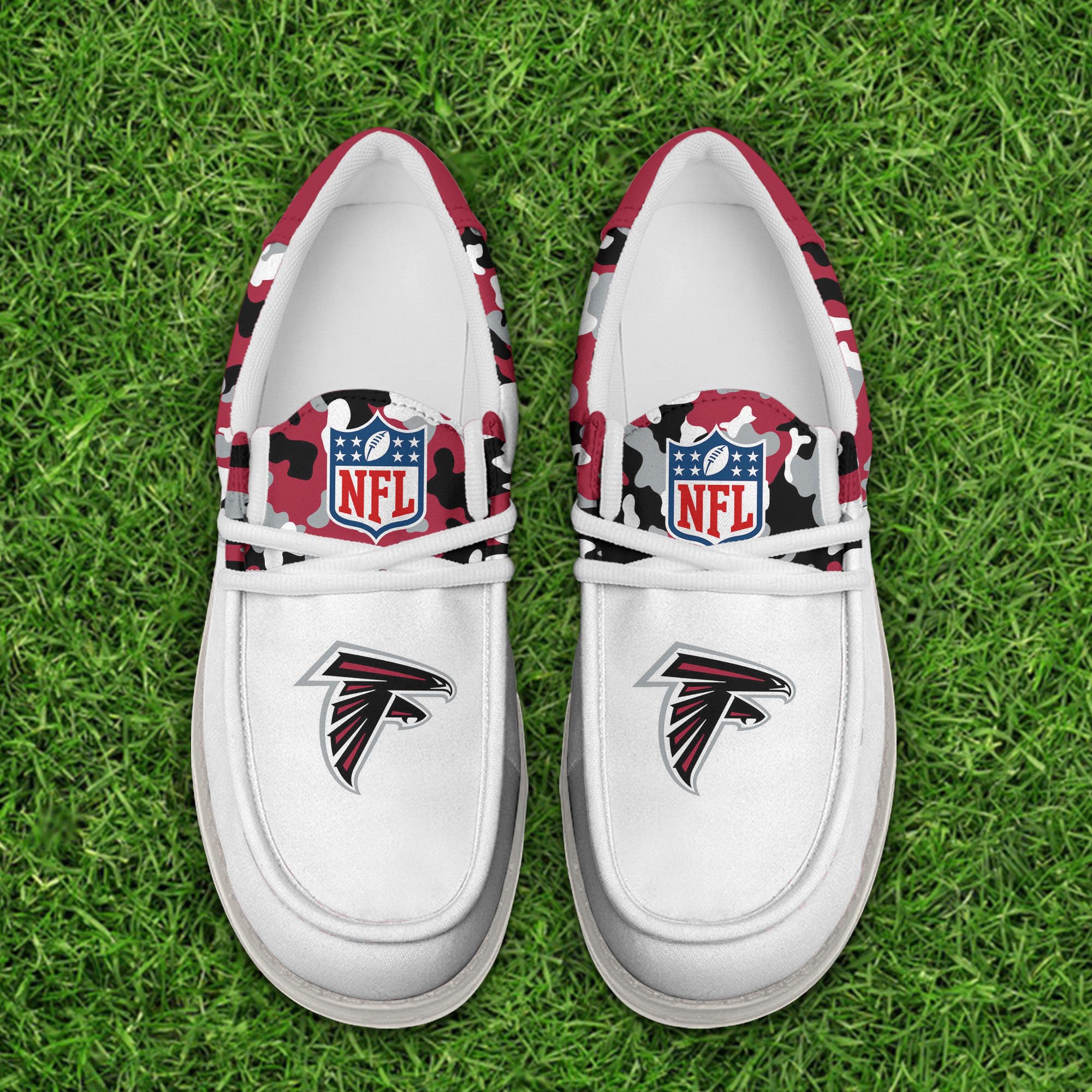 Limited Edition – Customized NFL Atlanta Falcons Loafer Shoes - Image 3