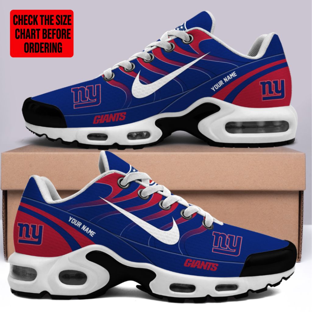 Limited Edition – Customized NFL New York Giants Air Max Plus Sneakers