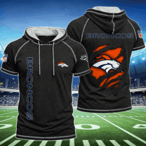 Limited Edition – Customized NFL Denver Broncos Short Sleeve Hoodie